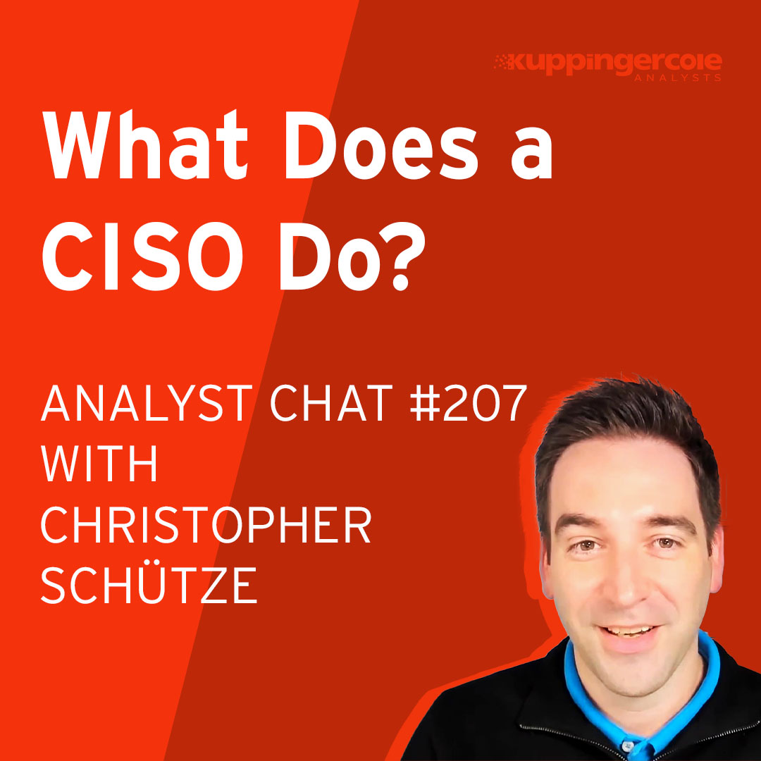 cover of episode Analyst Chat #207: Leading Cybersecurity - A Day in the Life of a CISO